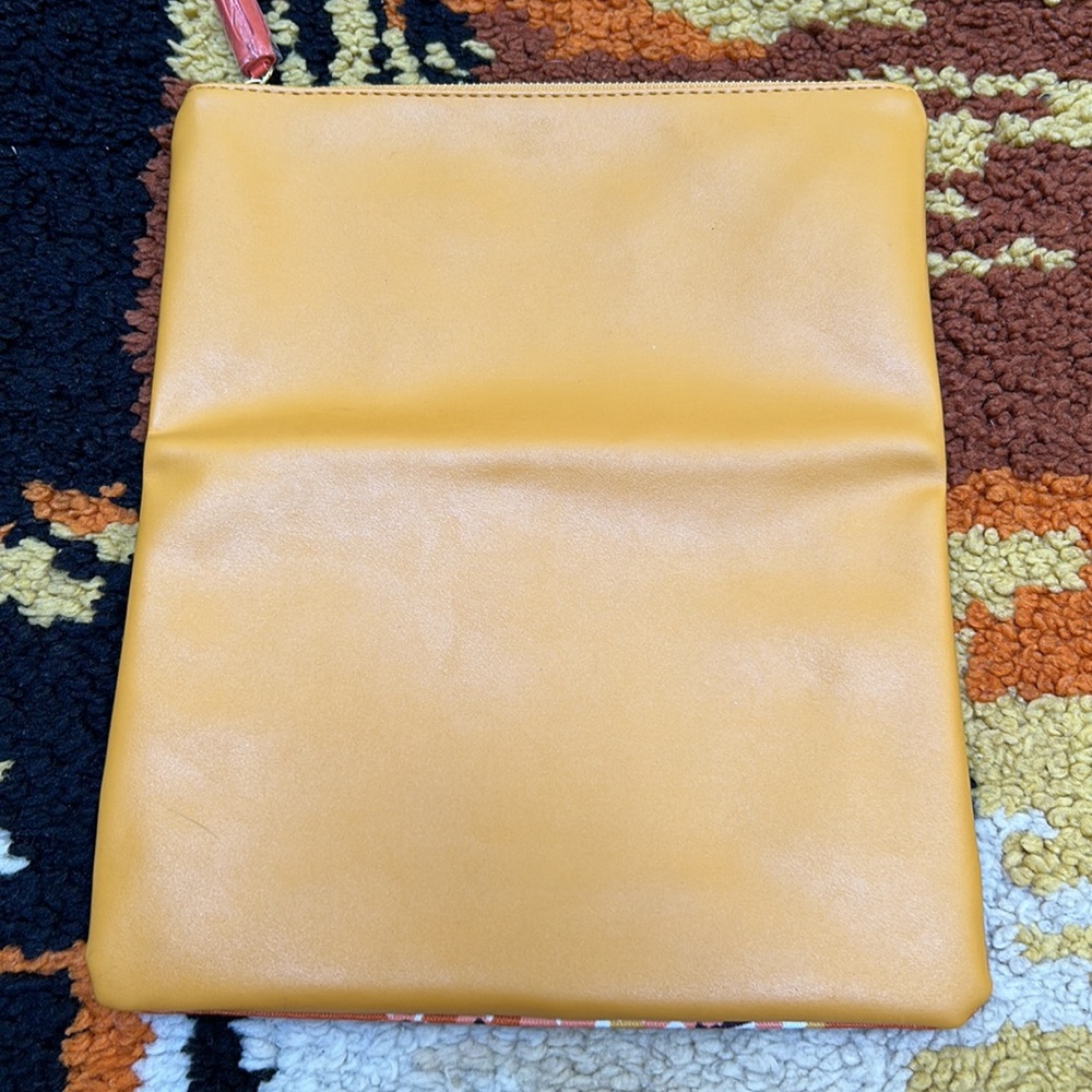 RACHEL PALLY, fold over, floral leather clutch!! - Picture 4 of 15